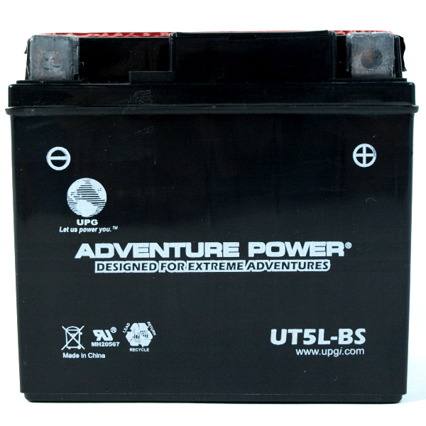 Charles Keasing hjul maksimum Battery Lookup | Adventure Power UT5L-BS Motorcycle Battery